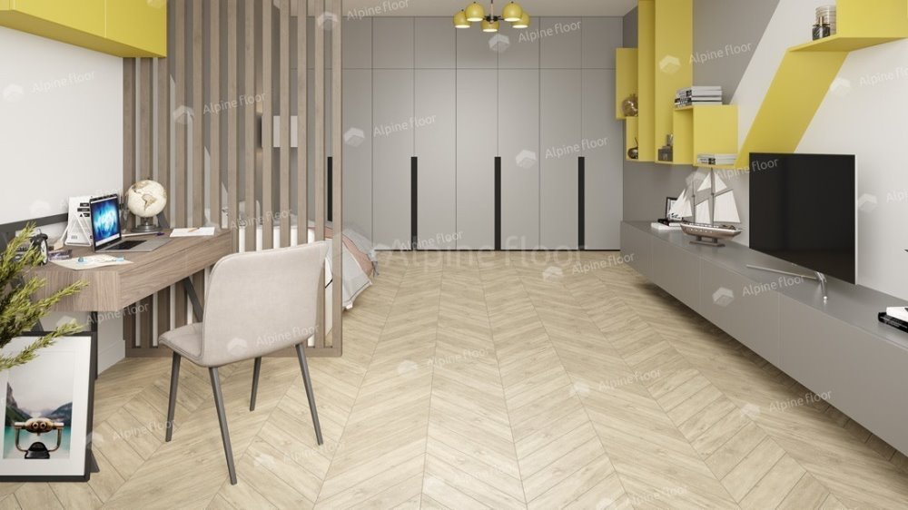 LVT плитка "Alpine Floor" Сонома (555*127*2,5 мм) — купить в Екатеринбурге