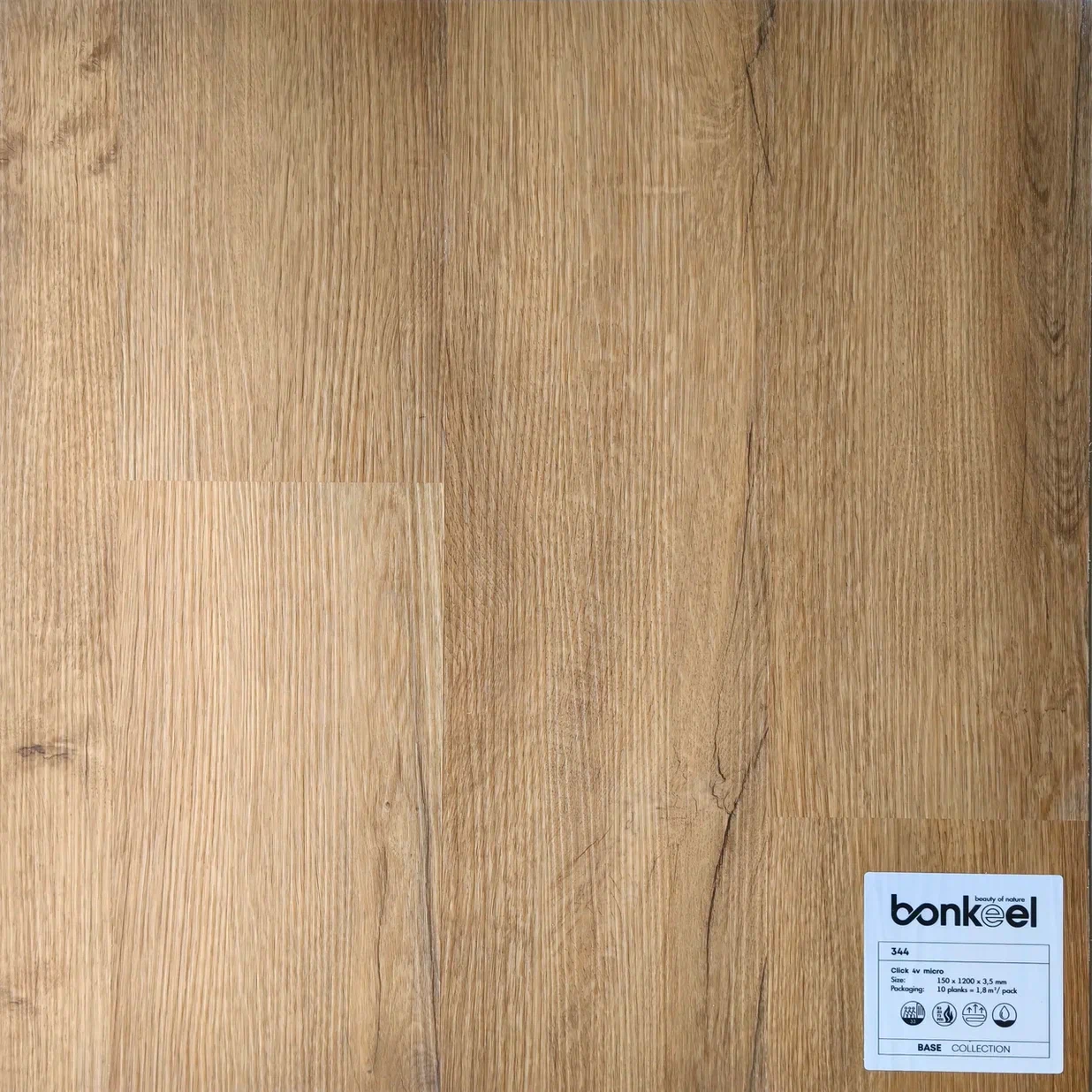 Плитка ПВХ "Bonkeel" Base New 344 (1220*150*3,5 мм) — купить в Екатеринбурге