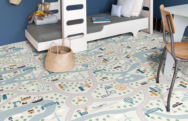 Линолеум бытовой "IVC" Neo Karta 82 (3м) — купить в Екатеринбурге