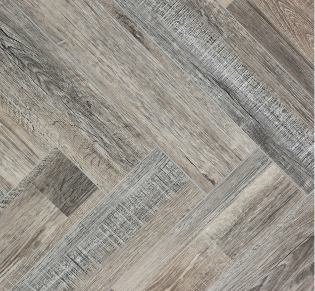 Виниловый ламинат SPC "Cronafloor" Herringbone Дуб Реймс (640*128*4,5 мм) — купить в Екатеринбурге