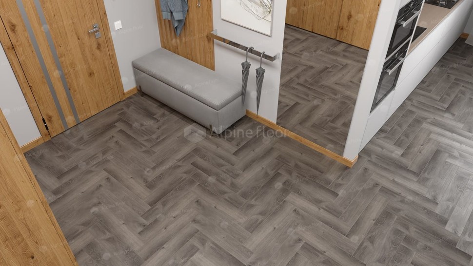 Виниловая плитка "Alpine Floor" Parquet LVT Дуб Мерга (590*118*2,5 мм) — купить в Екатеринбурге