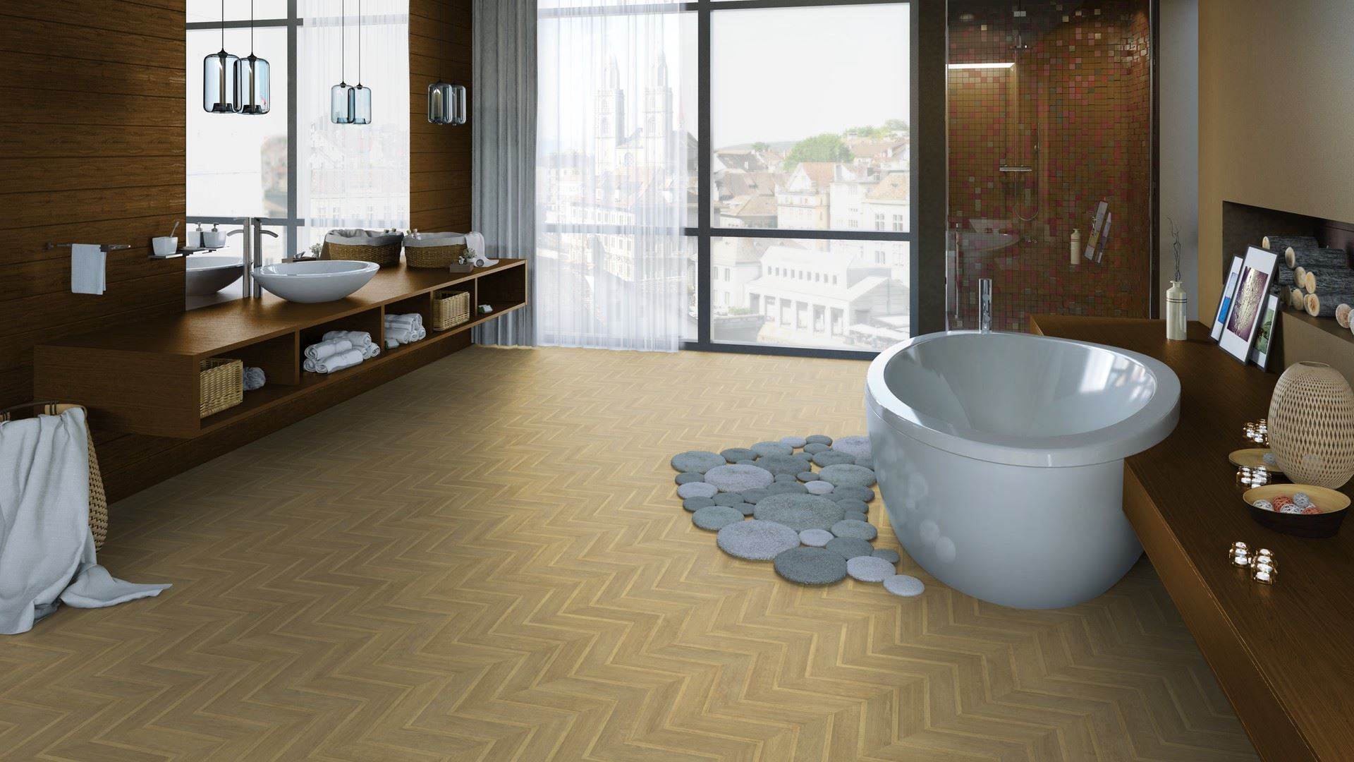 Линолеум полукоммерческий "Tarkett" Idylle Nova Cascad 2 (4м) — купить в Екатеринбурге