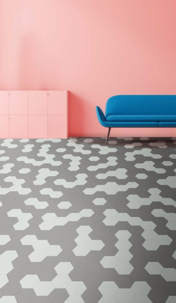 Виниловая плитка "Moduleo" Moods Hexagon 339 (226,32*196*2,5 мм) — купить в Екатеринбурге