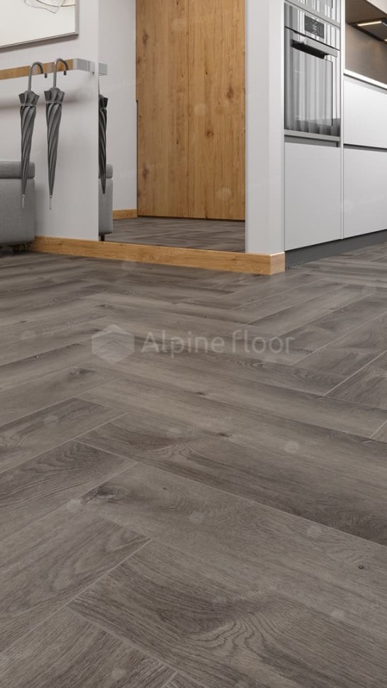 Виниловая плитка "Alpine Floor" Parquet LVT Дуб Мерга (590*118*2,5 мм) — купить в Екатеринбурге