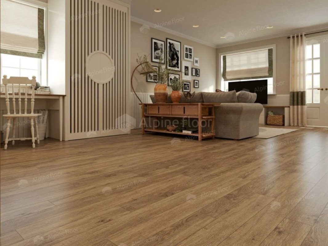 SPC Ламинат "Alpine Floor" Grand Sequoia Village Макадамия (1220*125*4 мм) — купить в Екатеринбурге