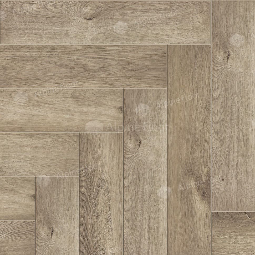 Виниловая плитка "Alpine Floor" Parquet LVT Дуб Натуральный Отбеленный (590*118*2,5 мм) — купить в Екатеринбурге