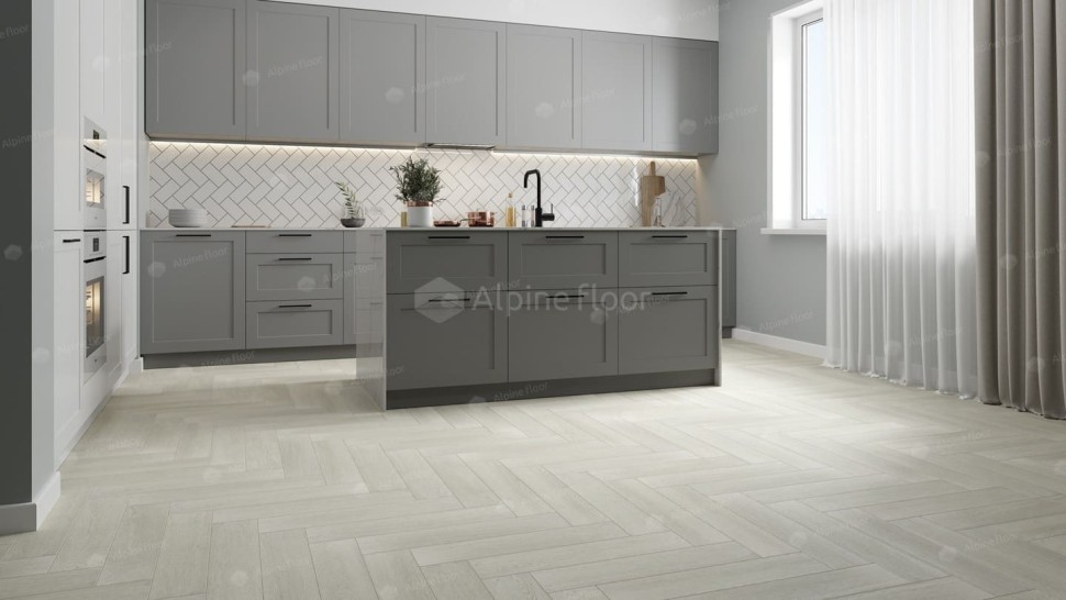 Виниловая плитка "Alpine Floor" Parquet LVT Зимний Лес (590*118*2,5 мм) — купить в Екатеринбурге