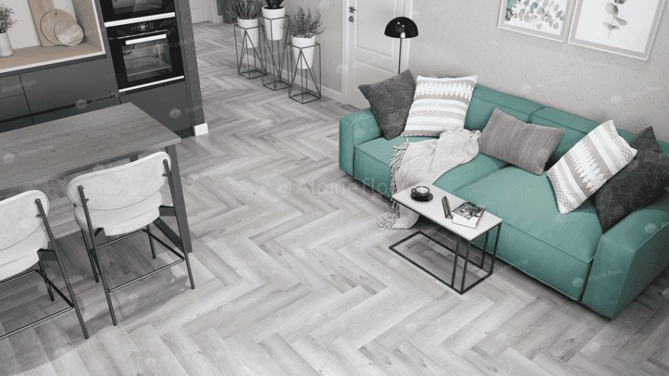 Виниловый ламинат "Alpine Floor" Parquet Light Дуб Лейтена (600*125*4 мм) — купить в Екатеринбурге