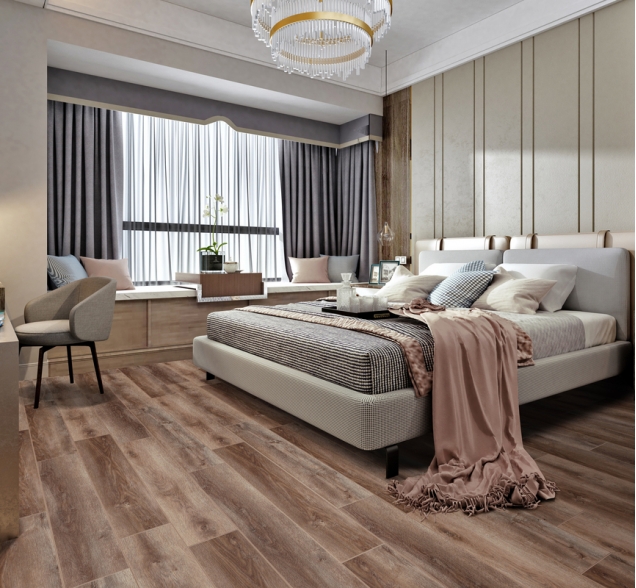 SPC ламинат "CronaFloor" Wood 4V Дуб Охрид (1200*180*4 мм) — купить в Екатеринбурге