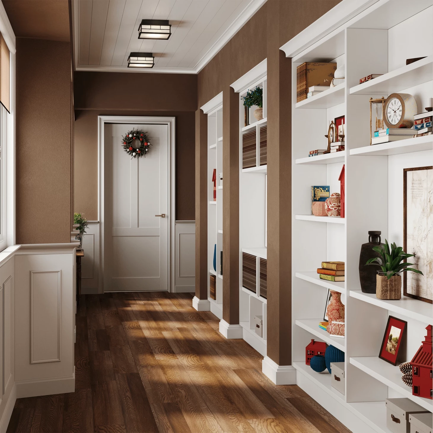 SPC плитка для пола Орех (1220*180*4 мм) — купить в Екатеринбурге