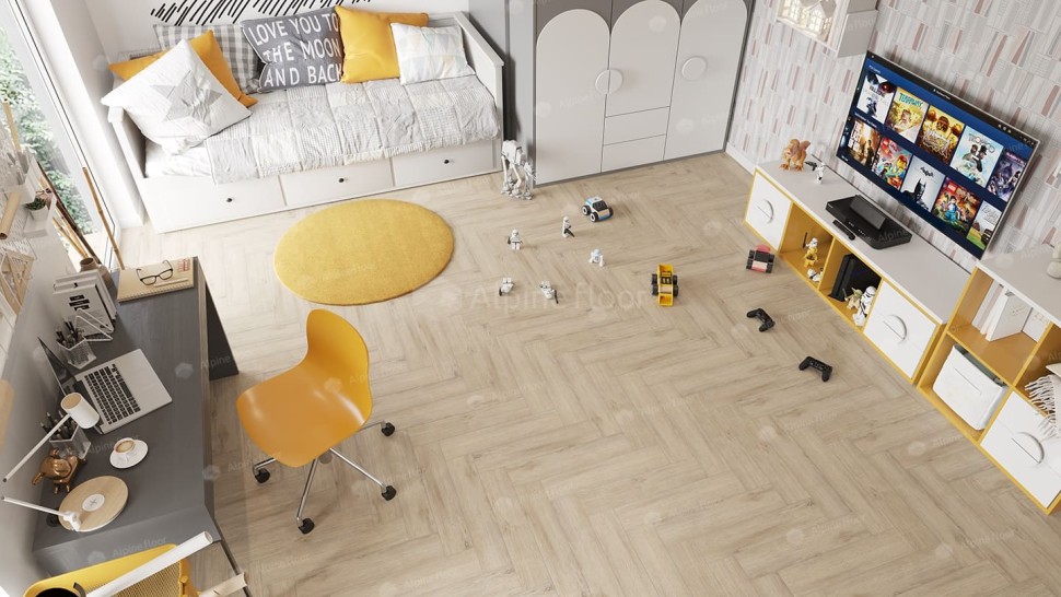 Виниловая плитка "Alpine Floor" Parquet LVT Дуб Медия (590*118*2,5 мм) — купить в Екатеринбурге