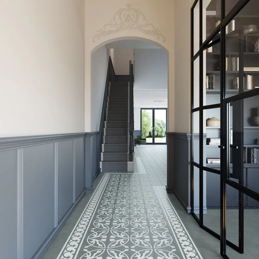 Кварцвиниловая плитка "Invictus" Victorian Deco Smoke (229*229*2,5мм) — купить в Екатеринбурге