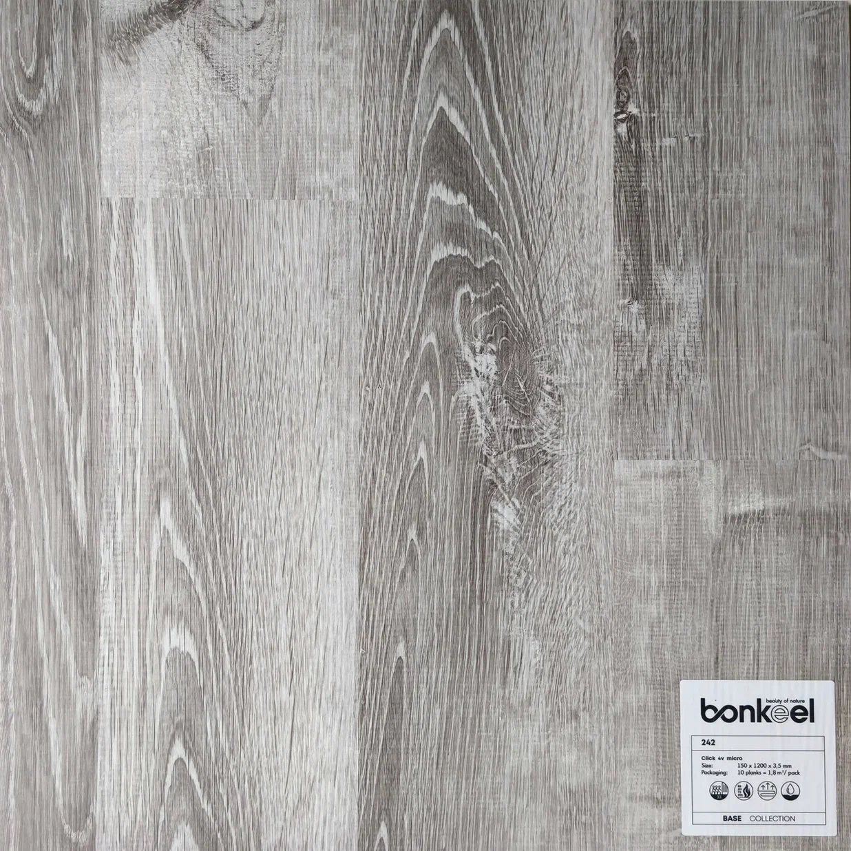 Плитка ПВХ "Bonkeel" Base New 242 (1220*150*3,5 мм) — купить в Екатеринбурге