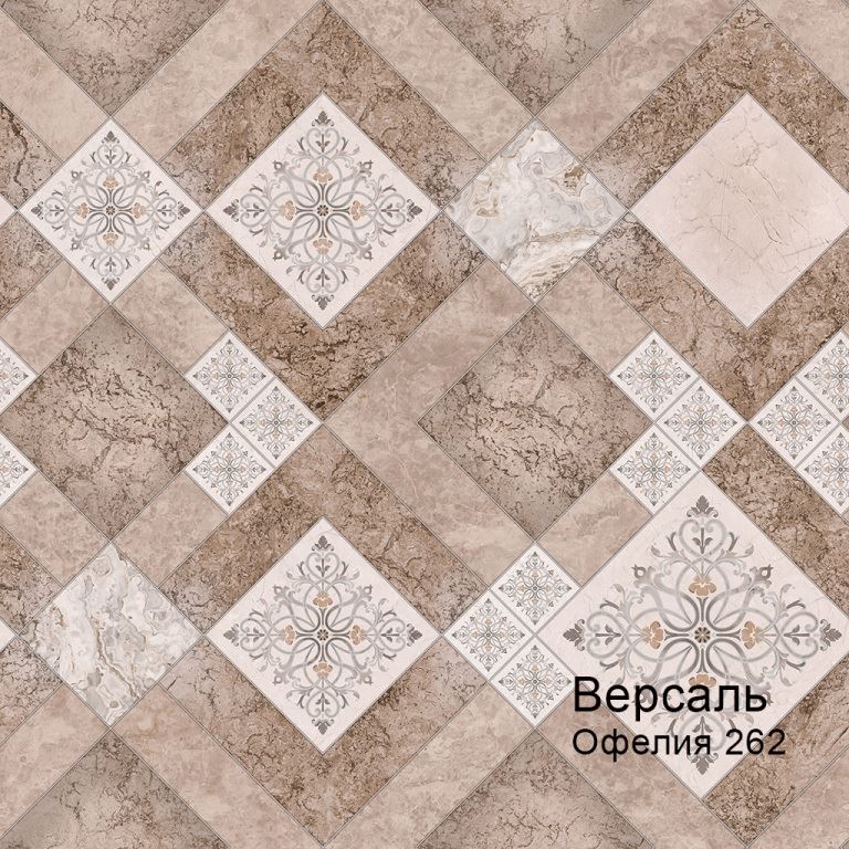 Линолеум бытовой "Комитекс" Версаль Офелия 262 (3,5м) — купить в Екатеринбурге