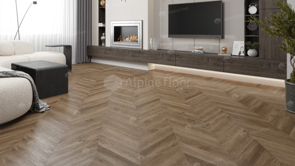 LVT плитка "Alpine Floor" Макадамия (555*127*2,5 мм) — купить в Екатеринбурге