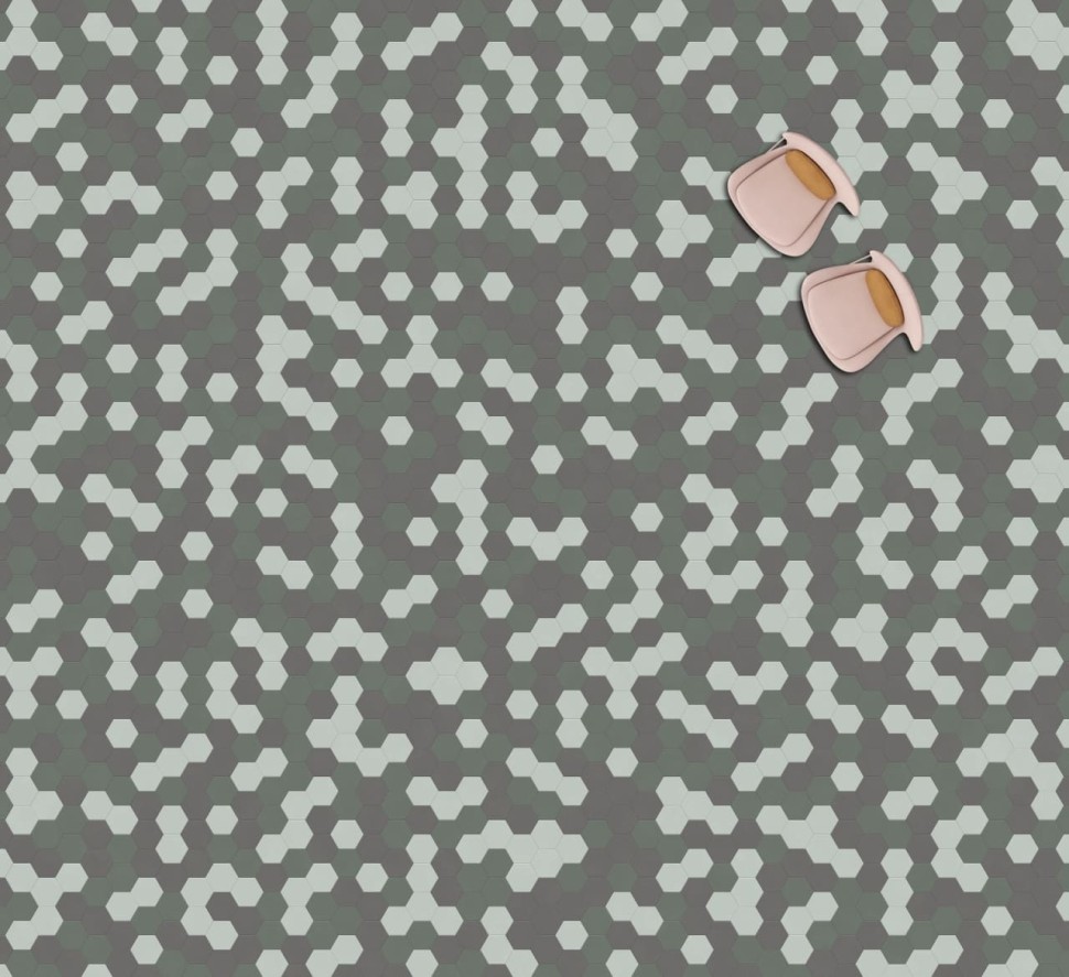 Виниловая плитка "Moduleo" Moods Hexagon 344 (226,32*196*2,5 мм) — купить в Екатеринбурге