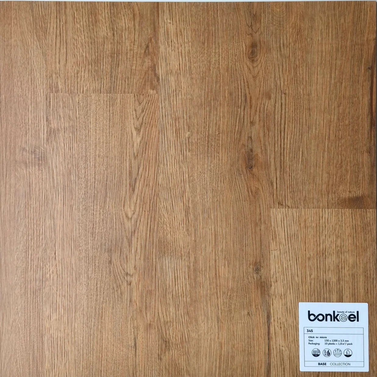 Плитка ПВХ "Bonkeel" Base New 345 (1220*150*3,5 мм) — купить в Екатеринбурге