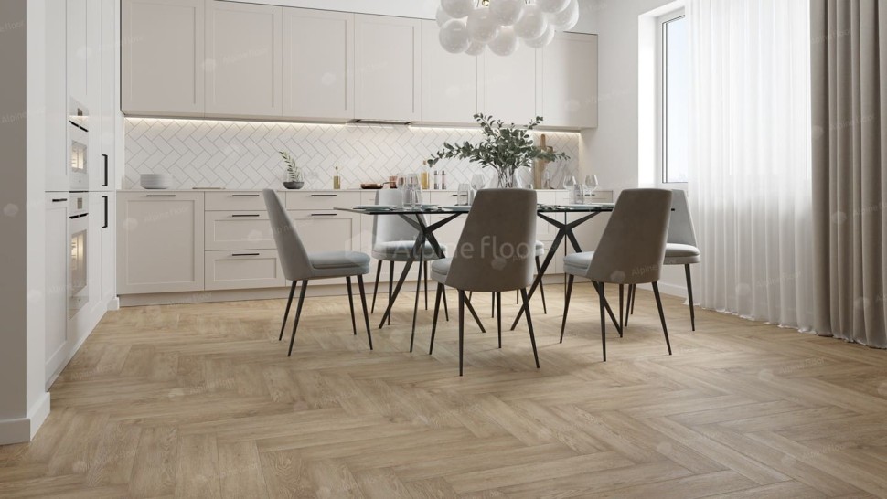 Виниловая плитка "Alpine Floor" Parquet LVT Дуб Ваниль Селект (590*118*2,5 мм) — купить в Екатеринбурге